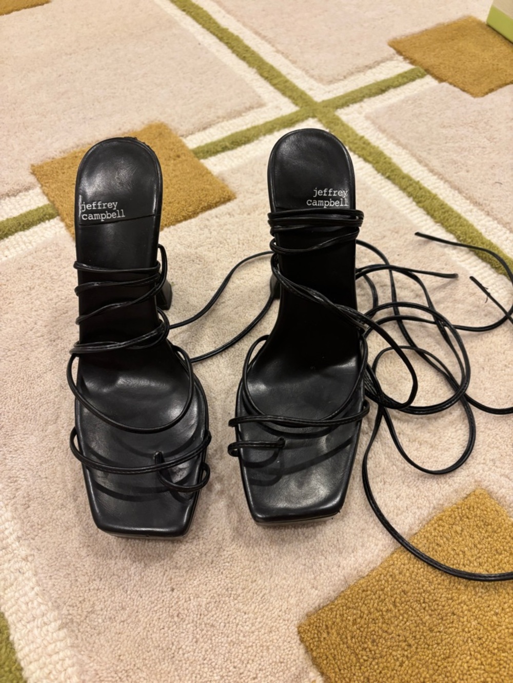 Jeffrey Campbell Black primadonna heels